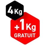 4kg+1kg GRATUIT