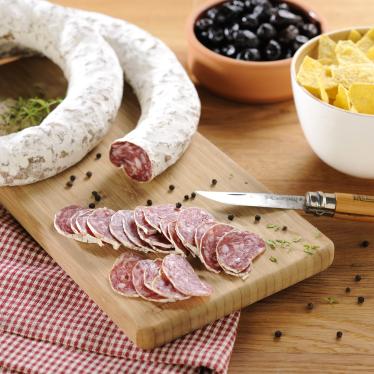 Saucisse perche à plat