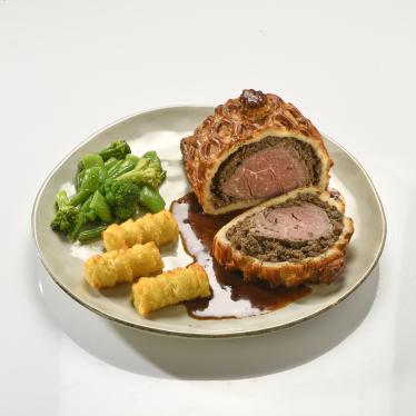 Filet pur bœuf Wellington, sauce Périgueux (± 2 à 3 personnes)