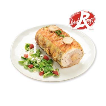 Pintade sans os farcie au foie gras