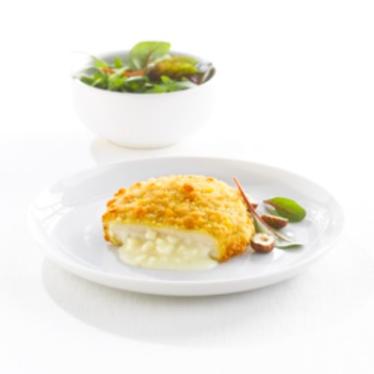 Poulet-cordon bleu mat Brie appel an hunneg (±125g)
